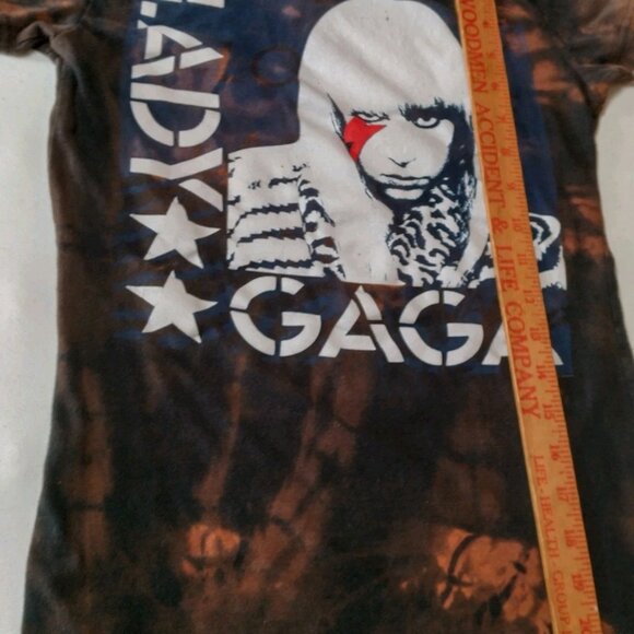 Lady Gaga Baby T Shirt Women Small Bleach Dyed Graphic Music Bleached - Picture 6 of 16